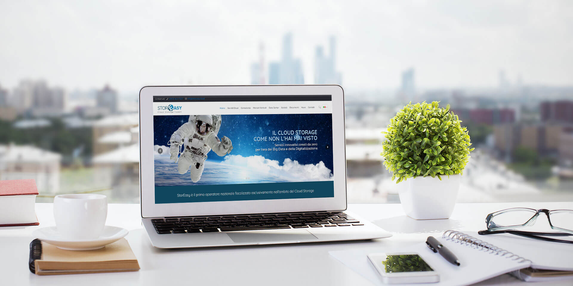 StorEasy, realizzazione sito web aziendale in WordPress