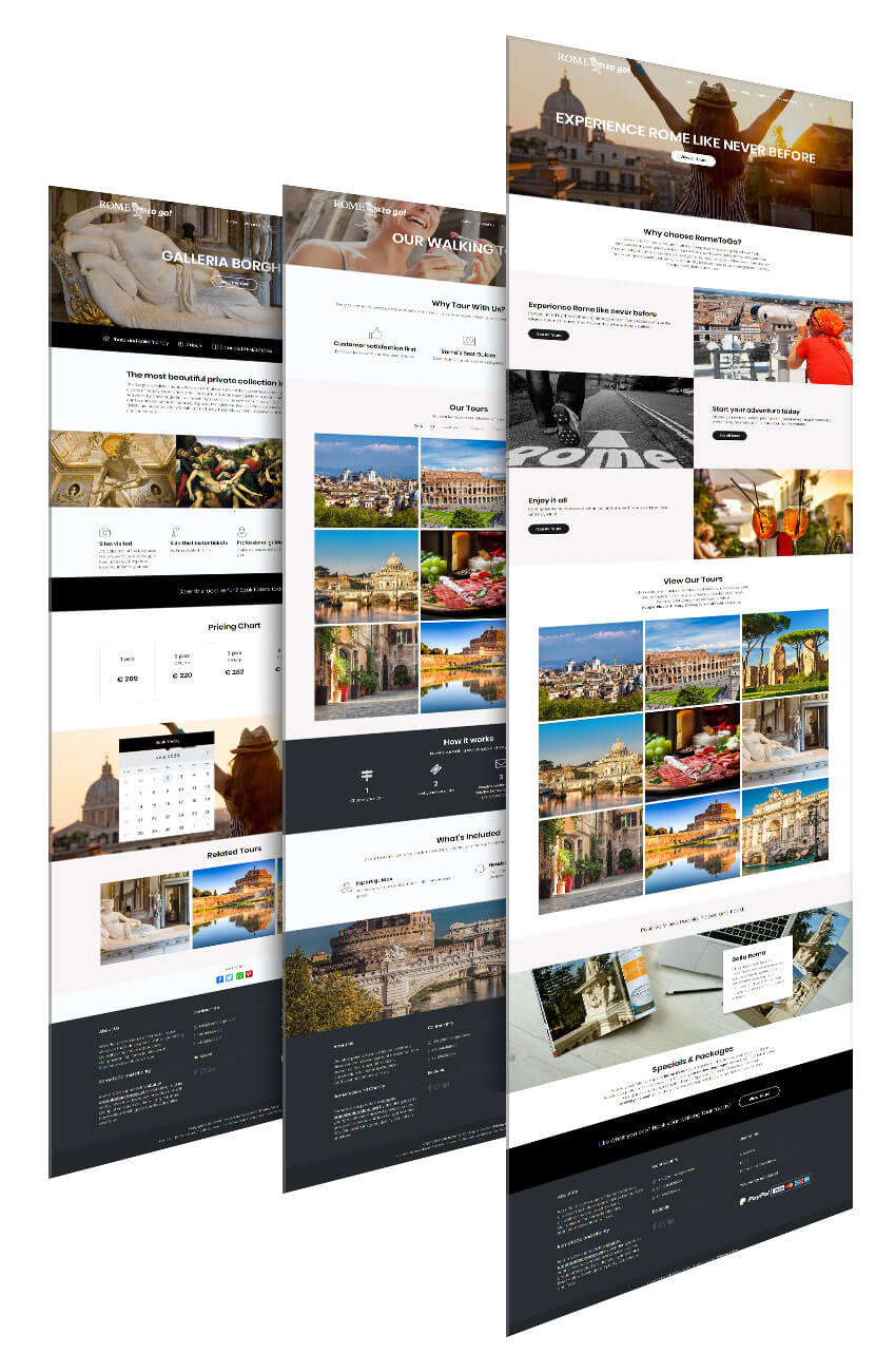 Realizzazione siti web per guide turistiche