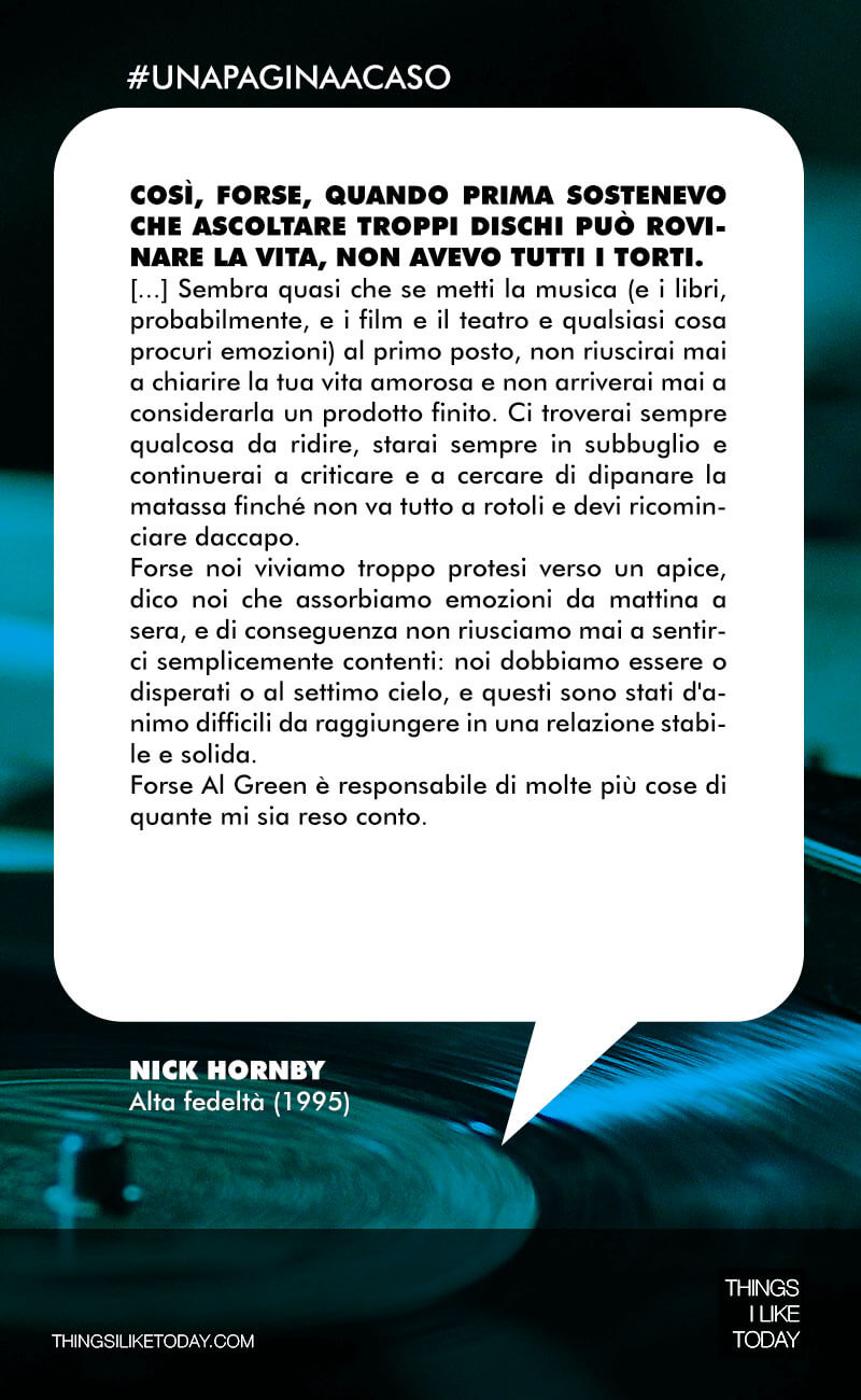 Una Pagina a Caso | Things I Like Today