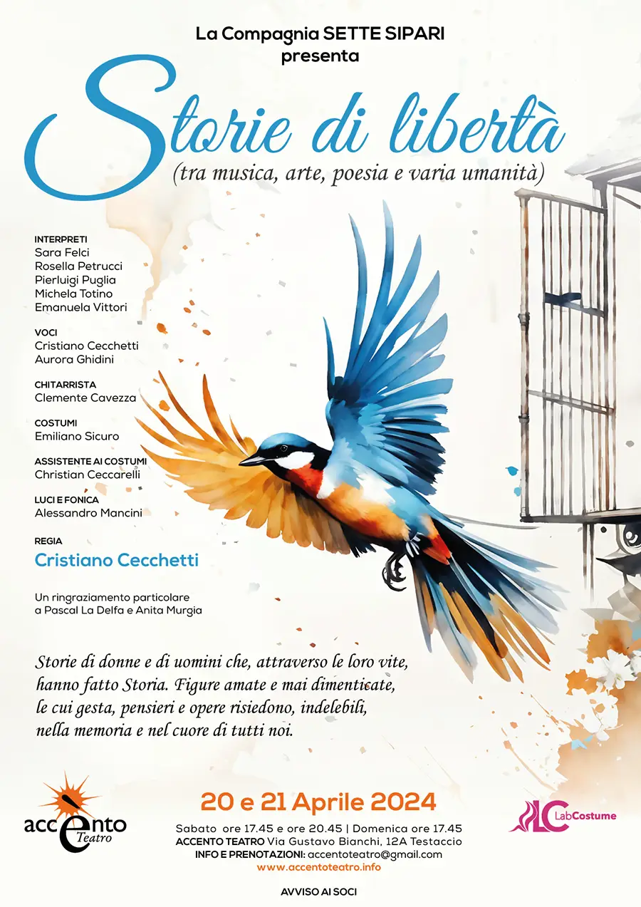 Graphic Designer Roma Claudia De Luca - Realizzazione locandina teatrale