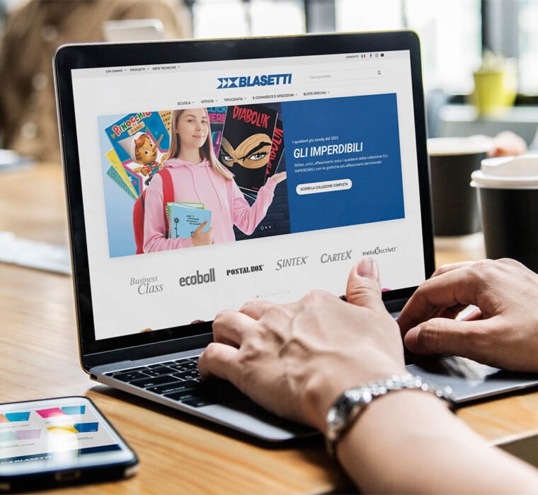 Realizzazione sito per catalogo prodotti online
