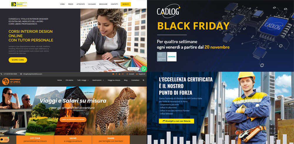 landing page vs sito web - claudia de luca web designer roma