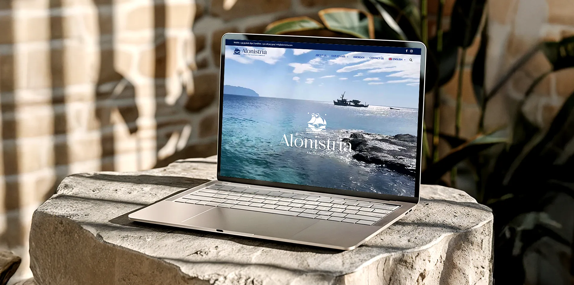Sito Wordpress per case vacanze in Grecia Alonistria